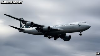 GO AROUND HEAVY CROSSWIND 09L Arrivals at London Heathrow  PART 3  29924 [upl. by Girovard]