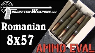 Ammo Evaluation Romanian 8mm Mauser [upl. by Eelrehpotsirhc725]