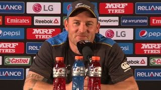 2015 WC NZ vs SA McCullum on facing SA in semis [upl. by Lemahs]