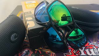 Blue vs Green Mirror Lenses in Costa Sunglasses [upl. by Aset]