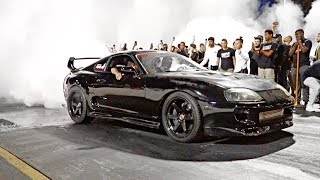 Supra wins Burnout Contest on one Tire [upl. by Allyn86]