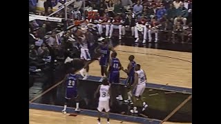 Jerry Stackhouse Welcomes Ray Allen to NBA with Effortless Baseline Dunk [upl. by Xuerd]