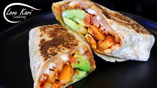 The Perfect Breakfast Burrito with Chorizo Potatoes Eggs Recipe a la Mexicana [upl. by Sera]