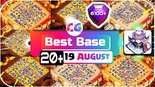 New Top 20 Th15 Base Link  Th15 war base  19 August 2023 Legend bases  Clash of clans [upl. by Attenra]