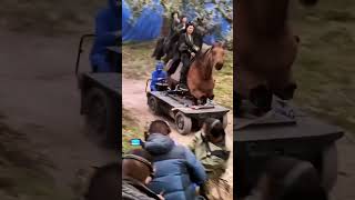 How We Filmed a Horse Ride with a 4Wheel Dummy Horse behindthescene film bts [upl. by Elay]