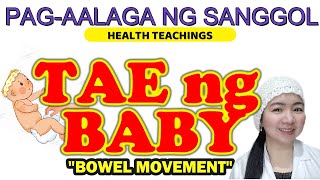 NORMAL BA ANG TAE NG BABY MO l KULAY NG DUMI NG BABY I TAE NG SANGGOL I ATE NURSE [upl. by Lynch]