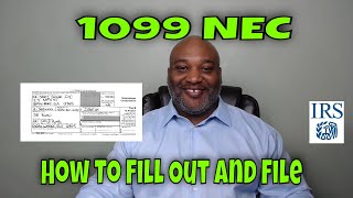 1099 NEC  How To Fill Out And File [upl. by Dail]