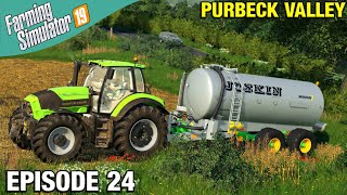 UPGRADING THE SLURRY SPREADER Farming Simulator 19 Timelapse  Purbeck Valley Farm FS19 Ep 24 [upl. by Dennet167]