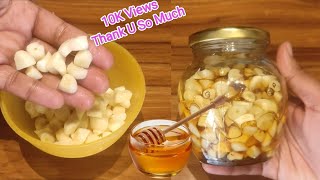 Fermented Garlic Honey  Immunity booster  reduces heart disease  Natural Home Remedy [upl. by Keverne]