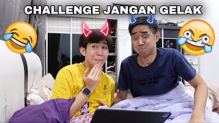 CHALLENGE JANGAN GELAK 🤣 AQILZULKIFLEE DAN AKIDDOS 😝 [upl. by Halette]