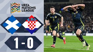 John McGinn Goal  Scotland vs Croatia 10 Highlights  UEFA Nations League 2024 [upl. by Odracer749]