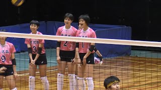 古川愛梨下北沢成徳 飯山エミリ東九州龍谷 中学時代のプレー 2022春高バレー女子注目選手 [upl. by Abas291]