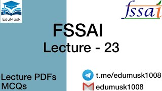 FSSAI 2021  BENEFICIAL MICROORGANISMS  FOOD SAFETY MANAGEMENT SYSTEMS [upl. by Anitak]