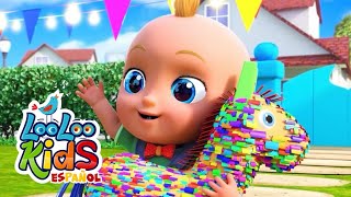 ¿Quién rompe la piñata y Las Mejores Canciones Infantiles  LooLoo [upl. by Adnalohs]