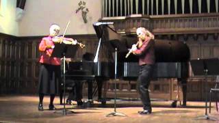 Ibert Aria for Flute Viola and Piano [upl. by Asirak]