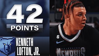 Kenneth Lofton Jr Scores CAREERHIGH 42 POINTS  April 9 2023 [upl. by Philip]