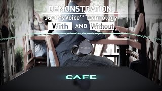 Technics JustMyVoice™ Technology Demonstration in Cafe [upl. by Volnak]