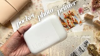 pocket printer for journaling • easy diy photo sitckers [upl. by Fabyola]