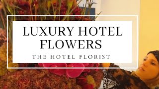 luxury hotel lobby flower installation [upl. by Middlesworth]