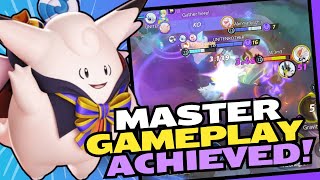 Pokemon Unite Clefable Gameplay  Master Rank Battle [upl. by Tasiana451]