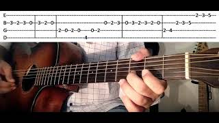 Canon in D  Guitar Cover  TAB Tutorial  EASY Guitar Lesson [upl. by Venus]