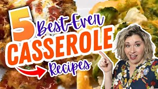 5 UNBELIEVABLE FALL CASSEROLE RECIPES your Family WILL Want On REPEAT [upl. by Labina]