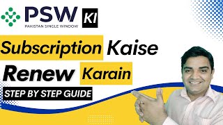 How to Renew PSW Subscription  PSW Ki Membership Kaise Renew Karain [upl. by Lirrehs]