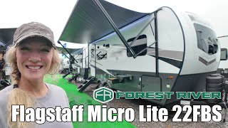 Forest River RVFlagstaff Micro Lite22FBS [upl. by Ellenor640]