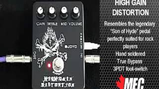 JOYO JF04 HIGH GAIN DISTORTION DEMO [upl. by Tratner]