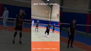 Basic training of volleyball shakeel collegesports volleyballworld Viral Viralvideo FIFA [upl. by Tijnar]