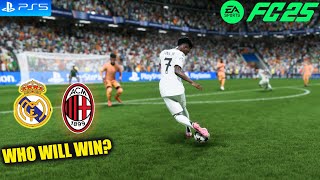 FC™ 25  Real Madrid vs AC Milan Ft Mbappe Morata  UEFA Champions League  PS5™ 4K60 [upl. by Simonetta]