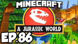 Jurassic World Minecraft Modded Survival Ep86  NEW DINOSAURS Dinosaurs Modpack [upl. by Nosoj708]