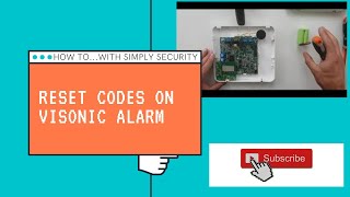 Reset the codes on you Visonic Powermaster alarm system [upl. by Aronow]