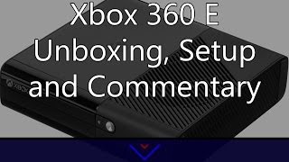 Xbox 360 E  Unboxing Setup and General Commentary [upl. by Schulze]