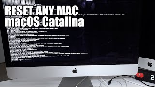 How to Erase amp Reset any Mac to Factory Settings ║ macOS Catalina [upl. by Harbed]