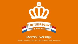 Lintjesregen 2024 Gemeente Haarlemmermeer Martin Eversdijk [upl. by Atkins]