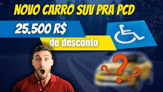 Esse é o Novo Melhor carro SUV com Maior desconto pra PCD 20242025 [upl. by Sucramat]