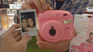 Beli Kamera Terbaru Pakai Uang Tabungan Sendiri ♥ Unboxing Fuji Film Instax Camera Mini 9 [upl. by Nyrhtac794]