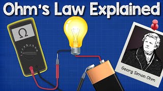 Ohms Law Explained  The basics circuit theory [upl. by Carolin]