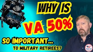 Why a 50 VA Disability Rating is SO Important Military Retirement Concurrent Pay veteran military [upl. by Macilroy]