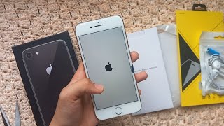 iPhone 8 unboxing 256gb in gold🍎  iPhone 8 camera test  iPhone 8 unboxing in 2024 [upl. by Burnaby]