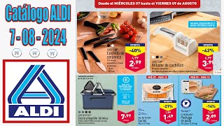 Ofertas bazar ALDI  Folleto ALDI Bazar  Ofertas ALDI del 7 de agosto 2024  Folleto Semanal ALDI [upl. by Medin]