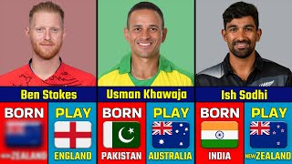 Cricket Players Who didnt Play for their Country of Birth [upl. by Retsae]