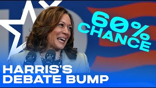 FiveThirtyEight Kamala Harris Receives BIG Debate BUMP [upl. by Stuppy]