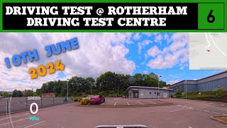 DRIVING TEST ROTHERHAM DRIVING TEST CENTER  EP6 10TH JUNE 2024 drivingtest ukdrivingtest [upl. by Bum]