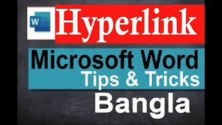 The Best Ways to Insert Hyperlink In MS Word I Bangla Tutorial Microsoft Word [upl. by Bomke]