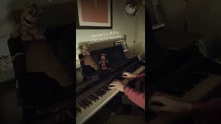 Bonnie’s Lullaby from FNAF old piano sound fnaf fnaf2 piano pianomusic [upl. by Ahsirak]