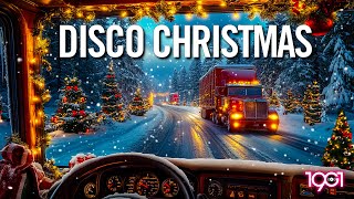 Nonstop Disco Christmas Music for Driving  Disco Christmas Songs 2025 Instrumental Megamix [upl. by Ardnaxila]