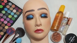 Relaxing Makeup Application ASMR  NoTalk Soft Brush Sound [upl. by Valorie]