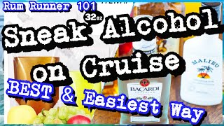 Foolproof ways to Get Alcohol Rum Runner on Board a Cruise Ship Step by Step [upl. by Namie489]